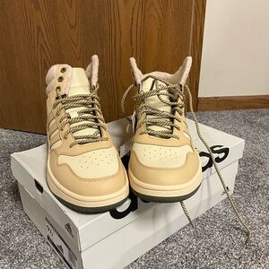 Adidas Tan High-Top Sneakers - NWT